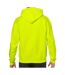 Mens hoodie safety green Gildan