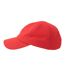 Casquette De Baseball Motif/style 6 Panneaux Isar Adulte Rouge Atlantis Headwear-4