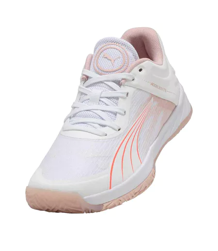 Baskets Accelerate Turbo Adulte Blanc Jaune Puma