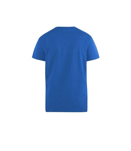 Duke - T-shirt col V SIGNATURE-2 - Homme (Bleu) - UTDC167