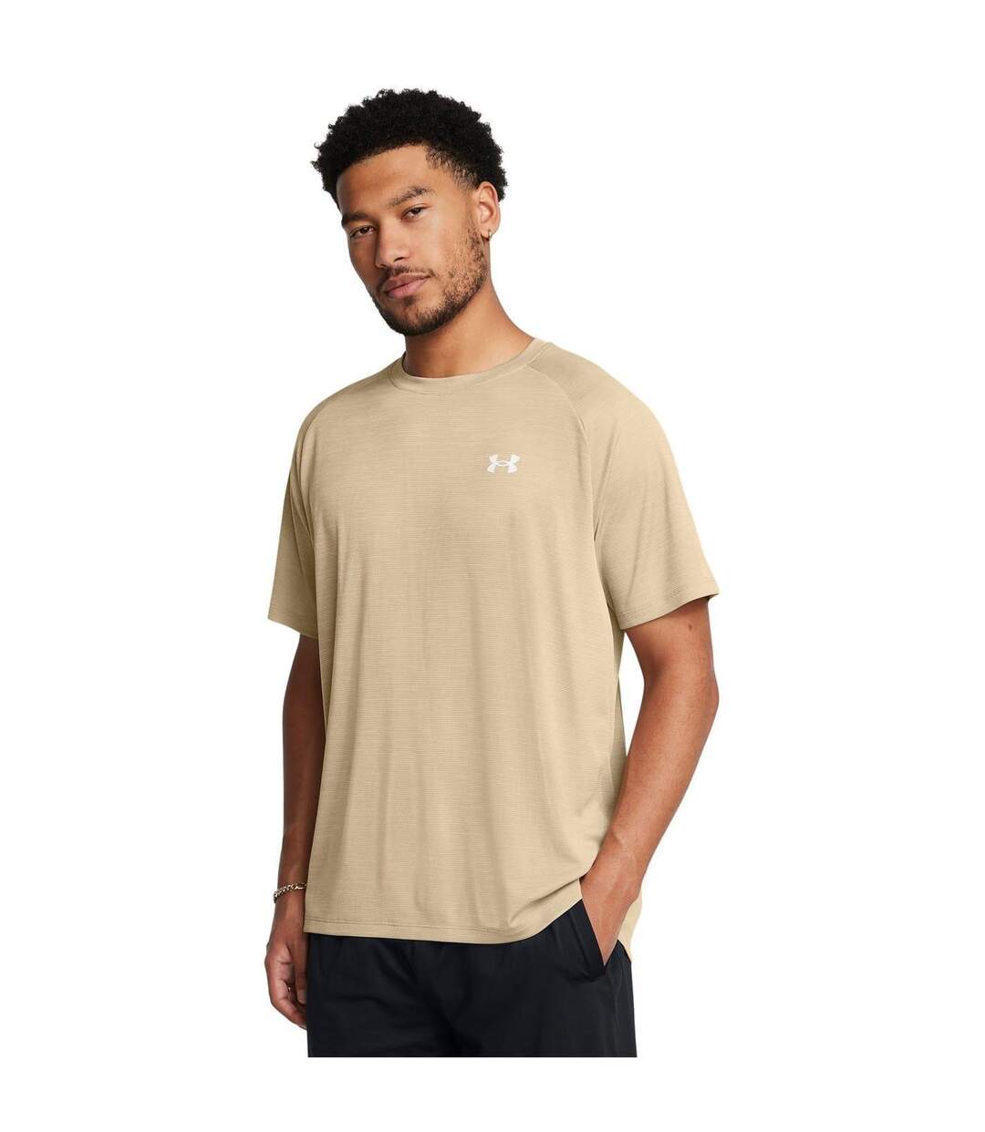 T-shirt 2.0 Homme Kaki Under Armour-2