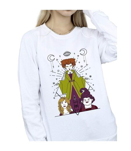 Disney - Sweat HOCUS POCUS CANDLE - Femme (Blanc) - UTBI15709