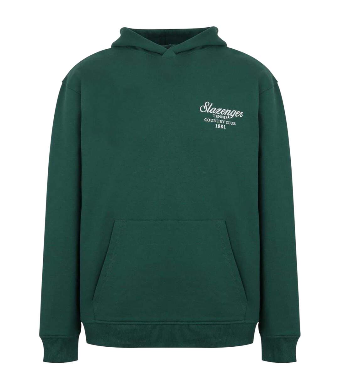 Sweat À Capuche Homme Vert Slazenger-1