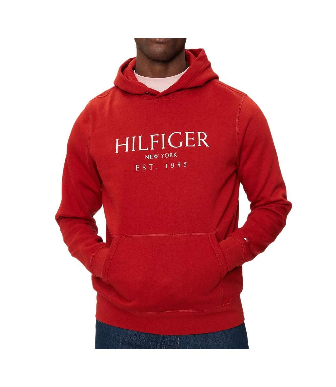 Sweat Rouge Homme Tommy Hilfiger Magma - 3XL