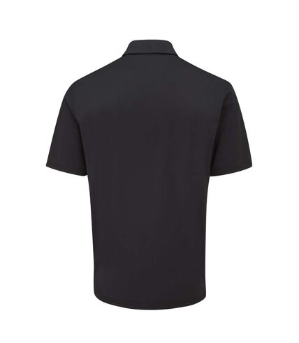 Mens bullock polo shirt black Oscar Jacobson