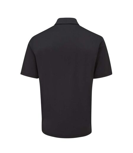 Mens bullock polo shirt black Oscar Jacobson