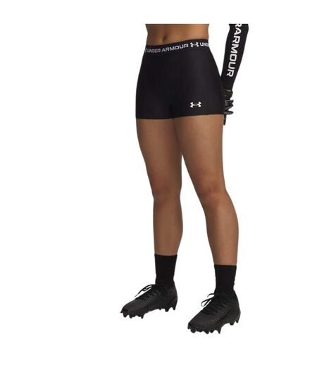 Womens/ladies Heatgear Shorts Black Under Armour