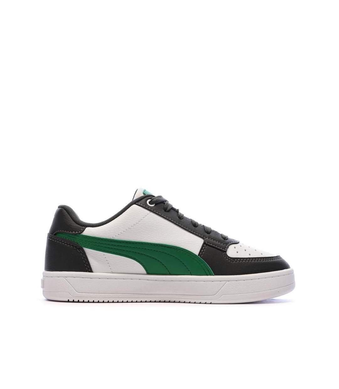Baskets blanches/noires/vertes femme puma caven 2.0-2