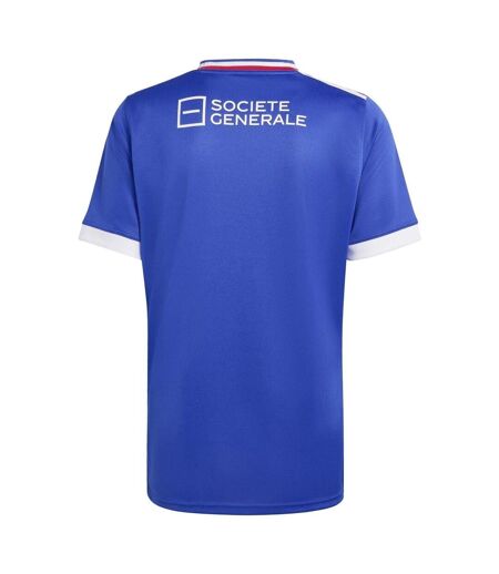 Maillot Domicile Rugby Motif/style France Adulte Bleu Clair Adidas