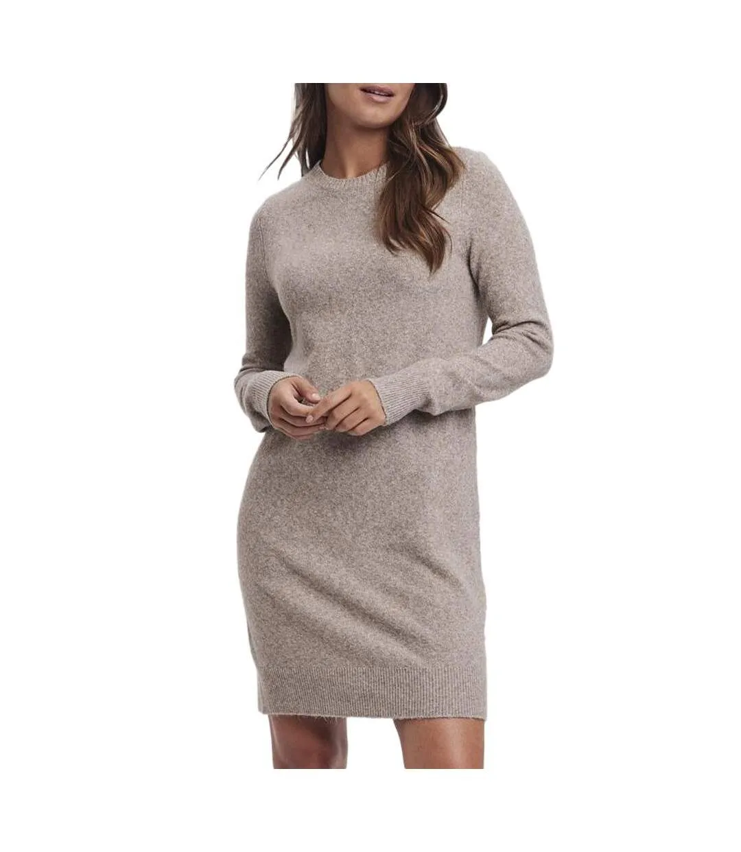 Robe marron femme vero moda 10215523-1