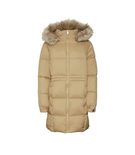 Doudoune camel femme vero moda pinar