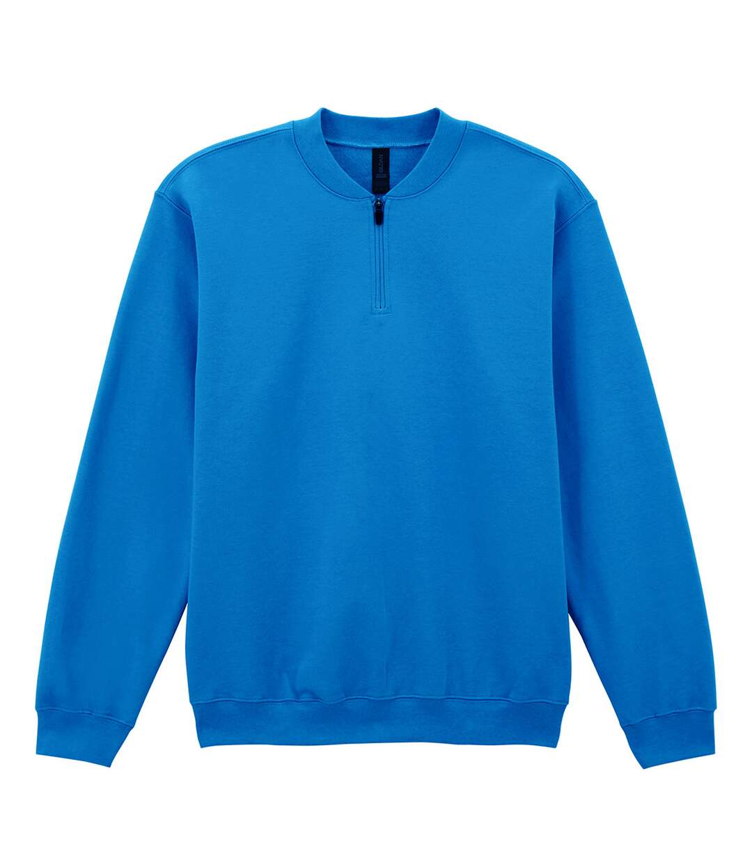 Unisex Adult Softstyle Midweight Quarter Zip Sweatshirt Royal Blue Gildan-1