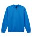 Unisex Adult Softstyle Midweight Quarter Zip Sweatshirt Royal Blue Gildan-1
