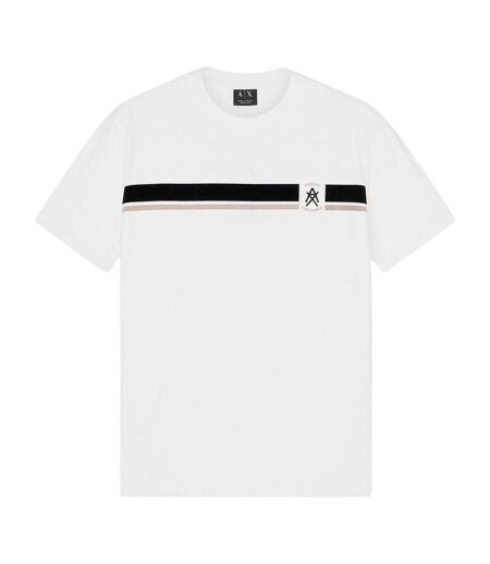T-shirt Manches Courtes Exchange Homme Blanc Cassé Armani Exchange