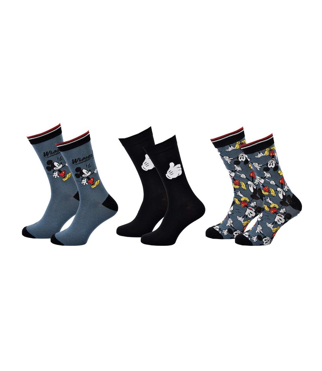 Chaussettes Mickey - Pack de 3-4
