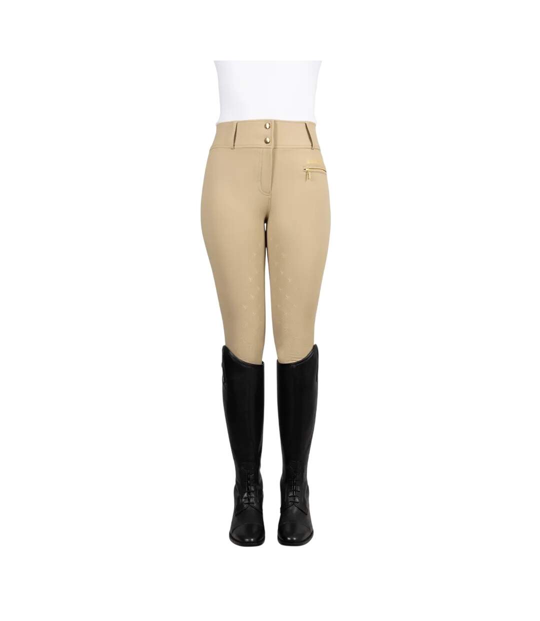 Womens/ladies Champion Breeches Biscuit Beige Supreme-1