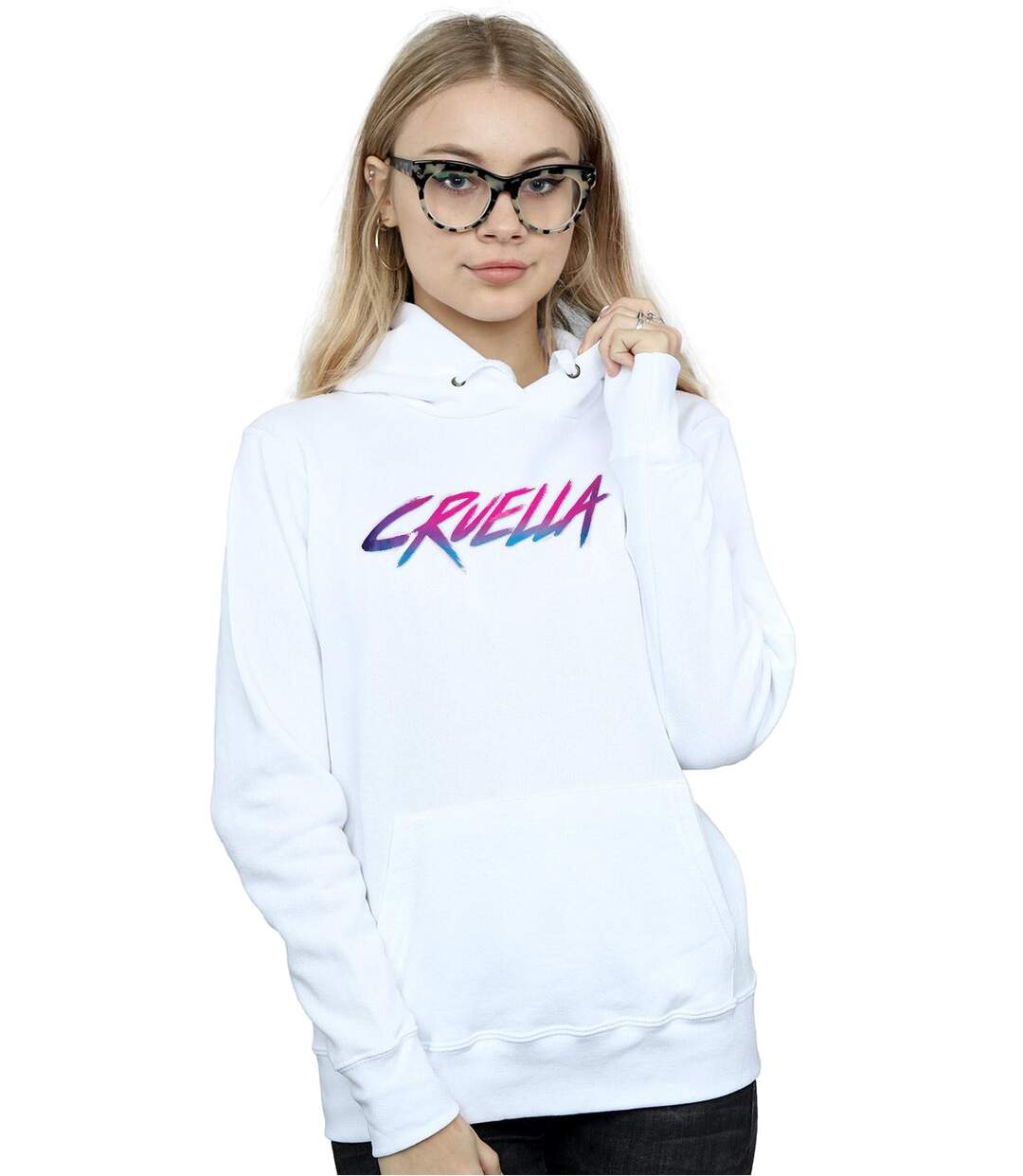 Disney Womens/Ladies Rad Cruella Hoodie (Blanc) - UTBI15299-2