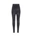 Legging Motif/style Brillant Core Femme Noir USA Pro-3