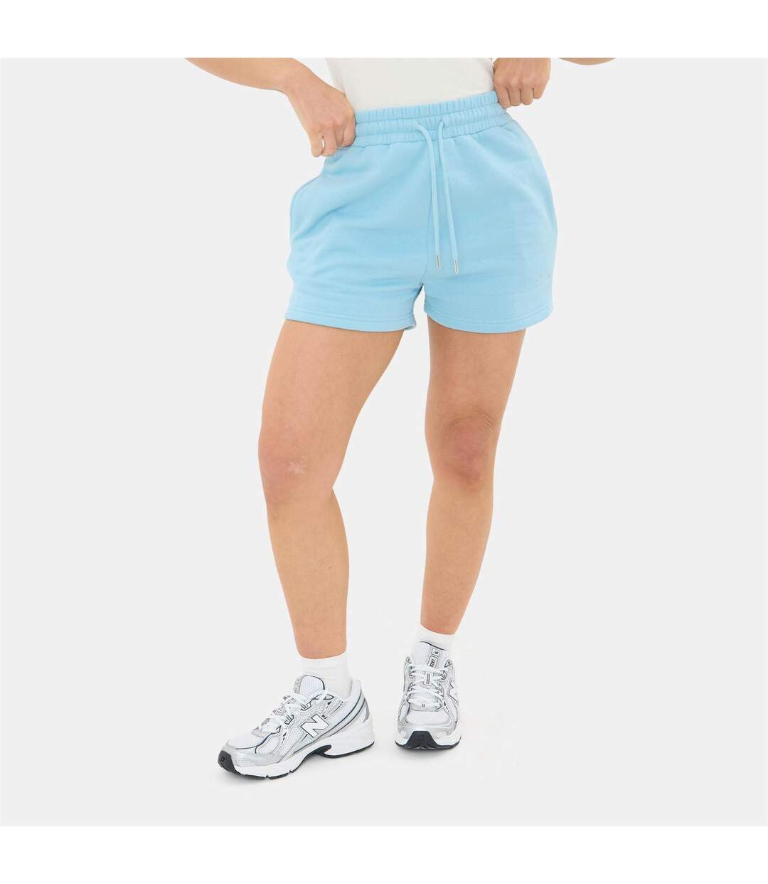 Womens/ladies Jersey Shorts Blue I Saw It First-2