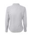 Premier Womens/Ladies Poplin Long Sleeve Blouse / Plain Work Shirt (Silver) - UTRW1090