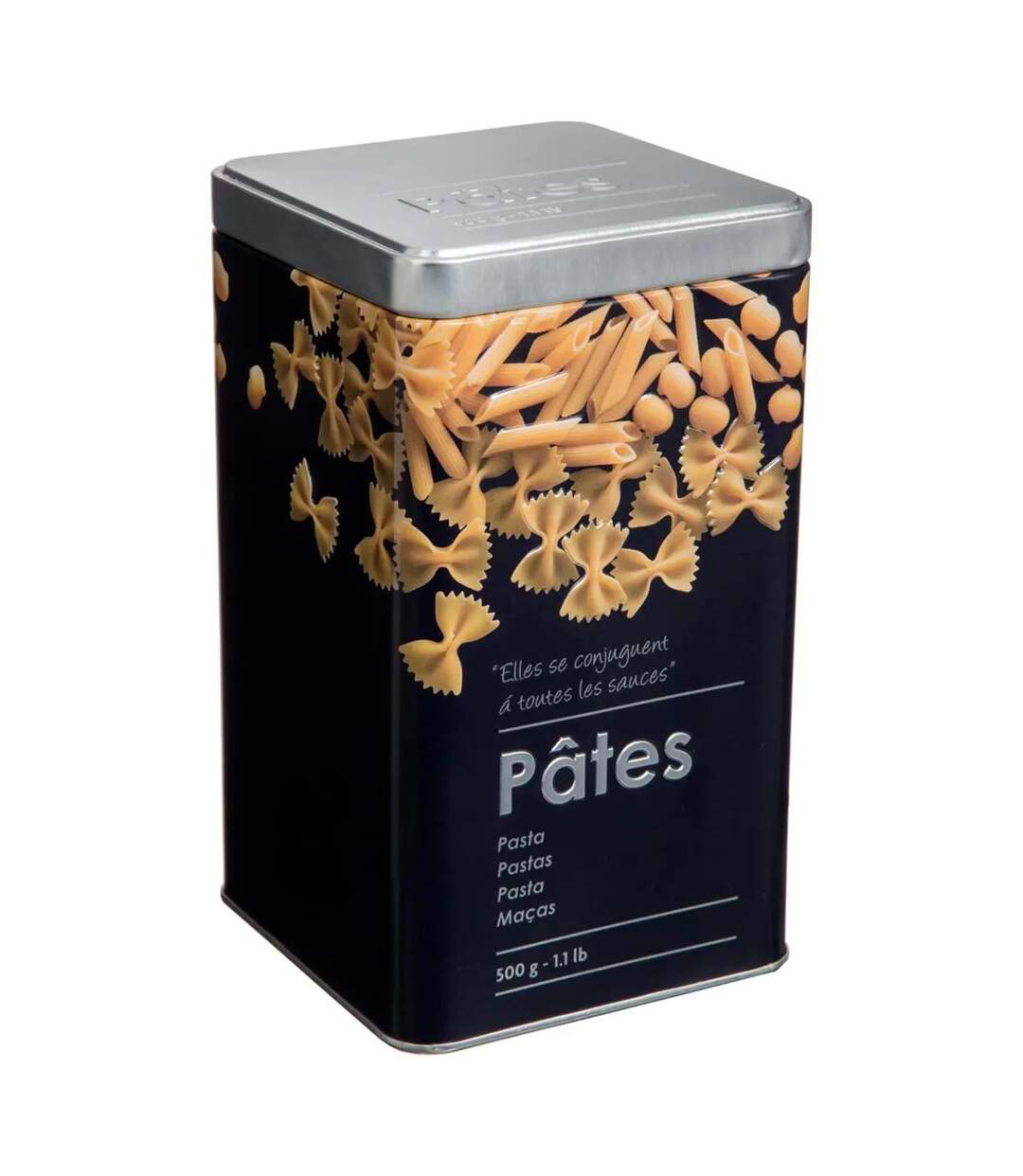 Boîte à Pâtes Relief II 18cm Noir-1