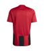 Maillot De Foot Style À Rayures Homme Rouge Noir Adidas-3