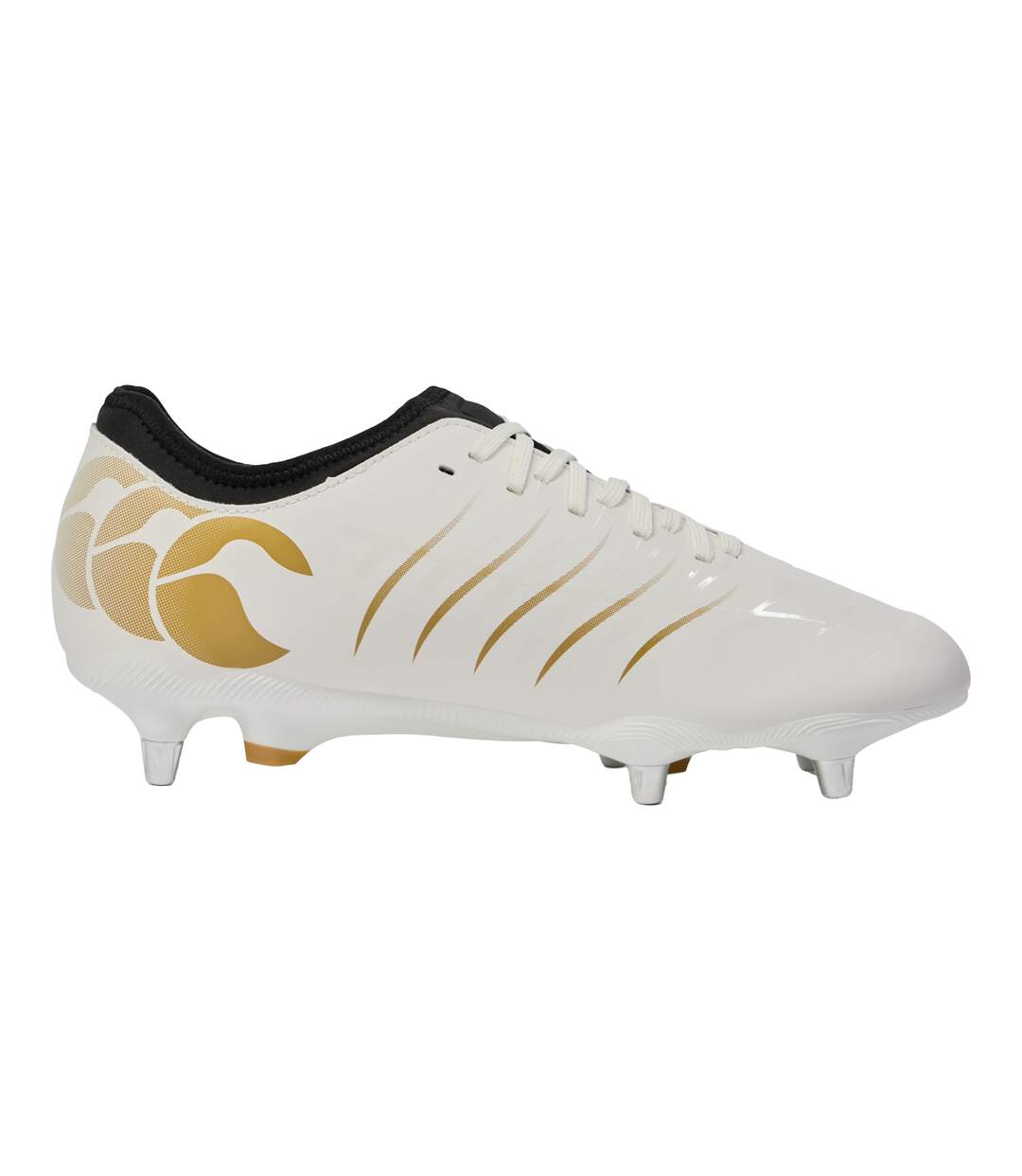 Unisex Adult Phoenix 2.0 Team Leather Soft Ground Rugby Boots White Canterbury-1