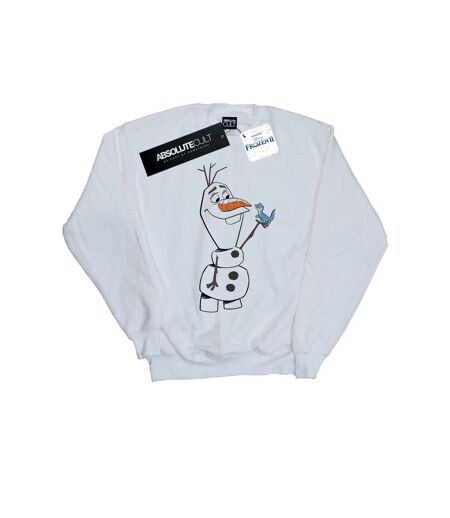 Disney - Sweat FROZEN OLAF AND SALAMANDER - Femme (Blanc) - UTBI18753