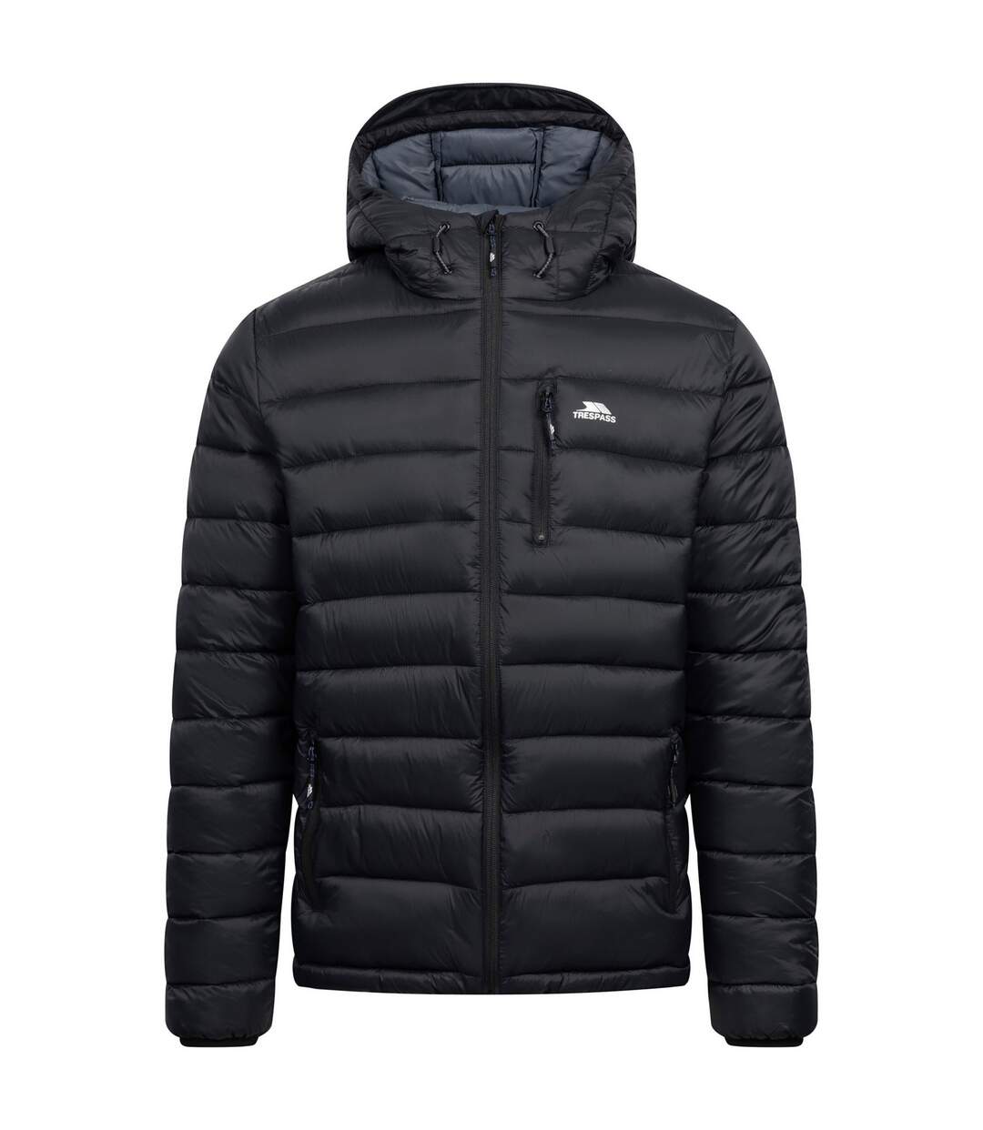 Mens Mikail Padded Jacket Black Trespass-1
