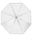 Isotoner Parapluie femme solide, transparent, ouverture/fermeture manuelle-3
