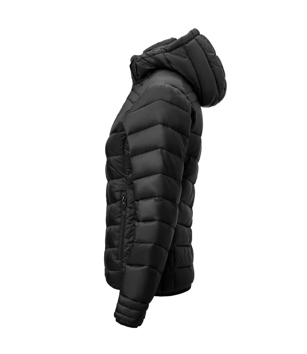 Womens/ladies Jacket Black Printer-4