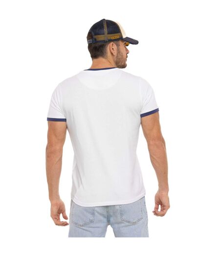T-shirt  homme en coton stretch col rond avec print devant Blast Vondutch