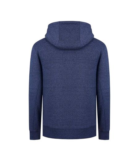 Sweat À Capuche Motif/style Signature Oth Homme Bleu Indigo Chiné SoulCal