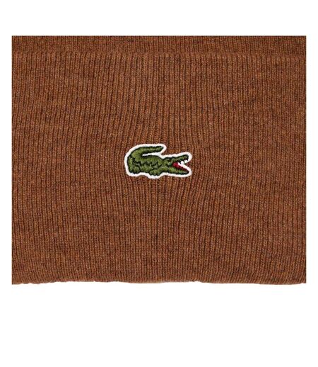 Bonnet marron mixte lacoste rb9825