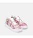 Cole Haan Womens/Ladies GrandPro Rally Tie Dye Canvas Court Trainers (Pink/Optic White) - UTFS10674