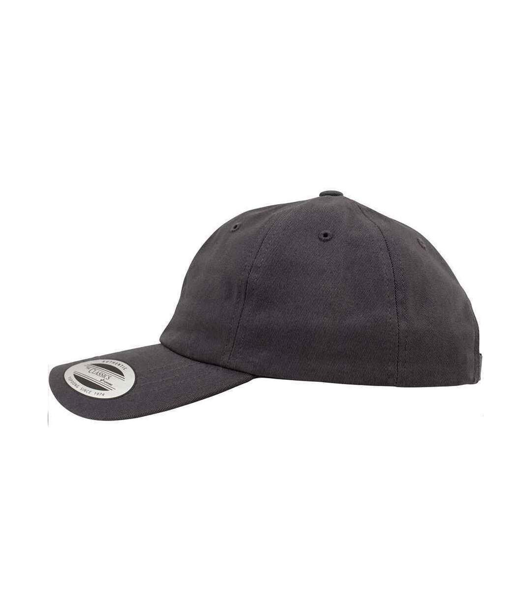 Casquette à profil bas adulte gris foncé Flexfit-2