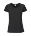 T-shirt Iconic Femme Noir Fruit Of The Loom-1