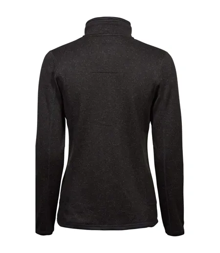 Womens/ladies Fleece Outdoor Jacket Black Tee Jays