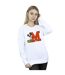Disney Pantalon de pantalon léopard Mickey Mouse Femme/Ladies Sweatshirt (Blanc) - UTBI28748-2
