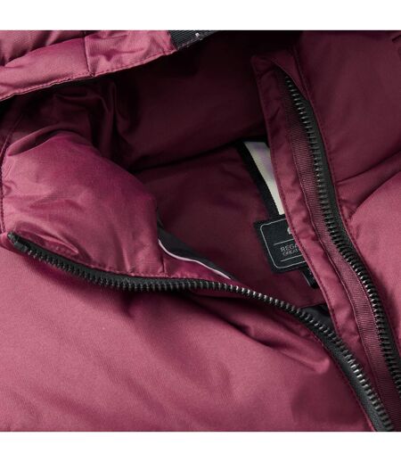 Womens/ladies Merida Long Length Padded Jacket Fig Regatta
