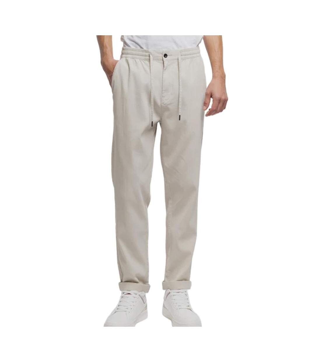 Pantalon slim beige homme teddy smith pywan 17-1