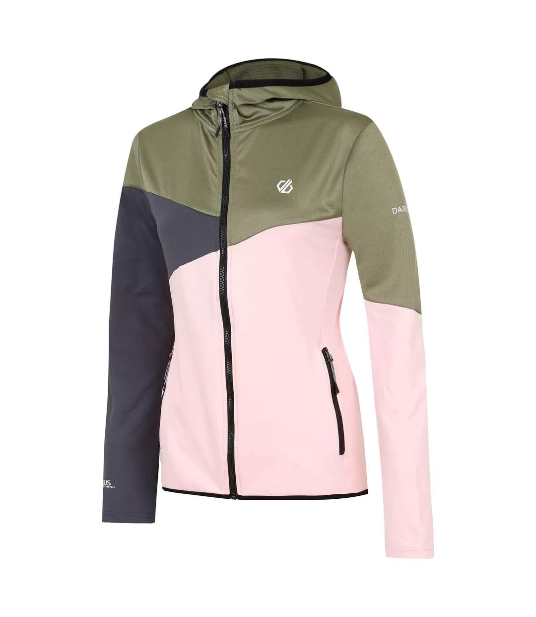 Haut De Sport Convey Femme Vert Olive Rose Cristal Dare 2B-4