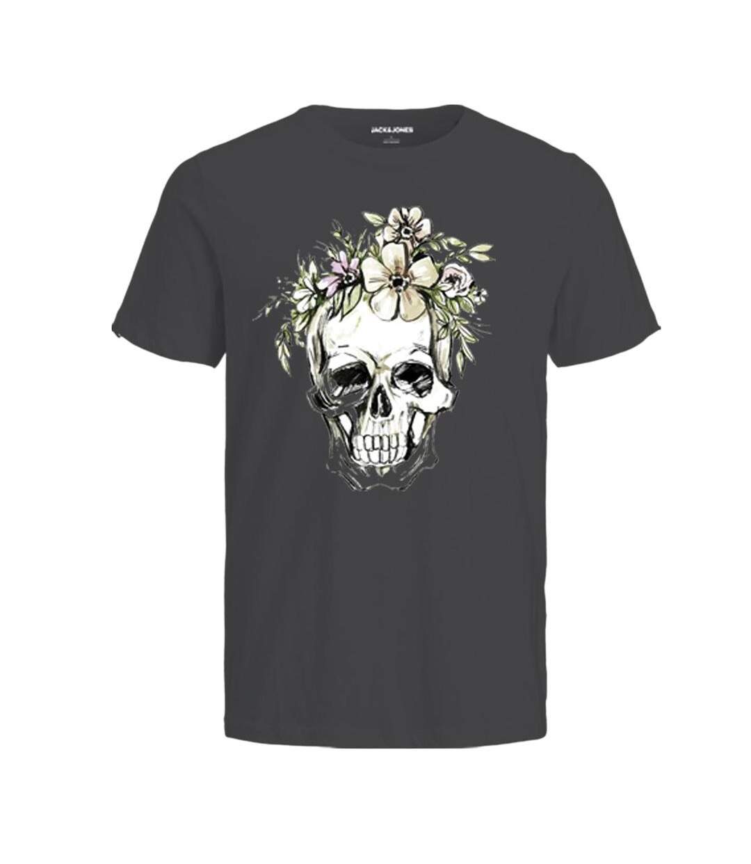 T-shirt noir homme jack & jones summerskull - m-1