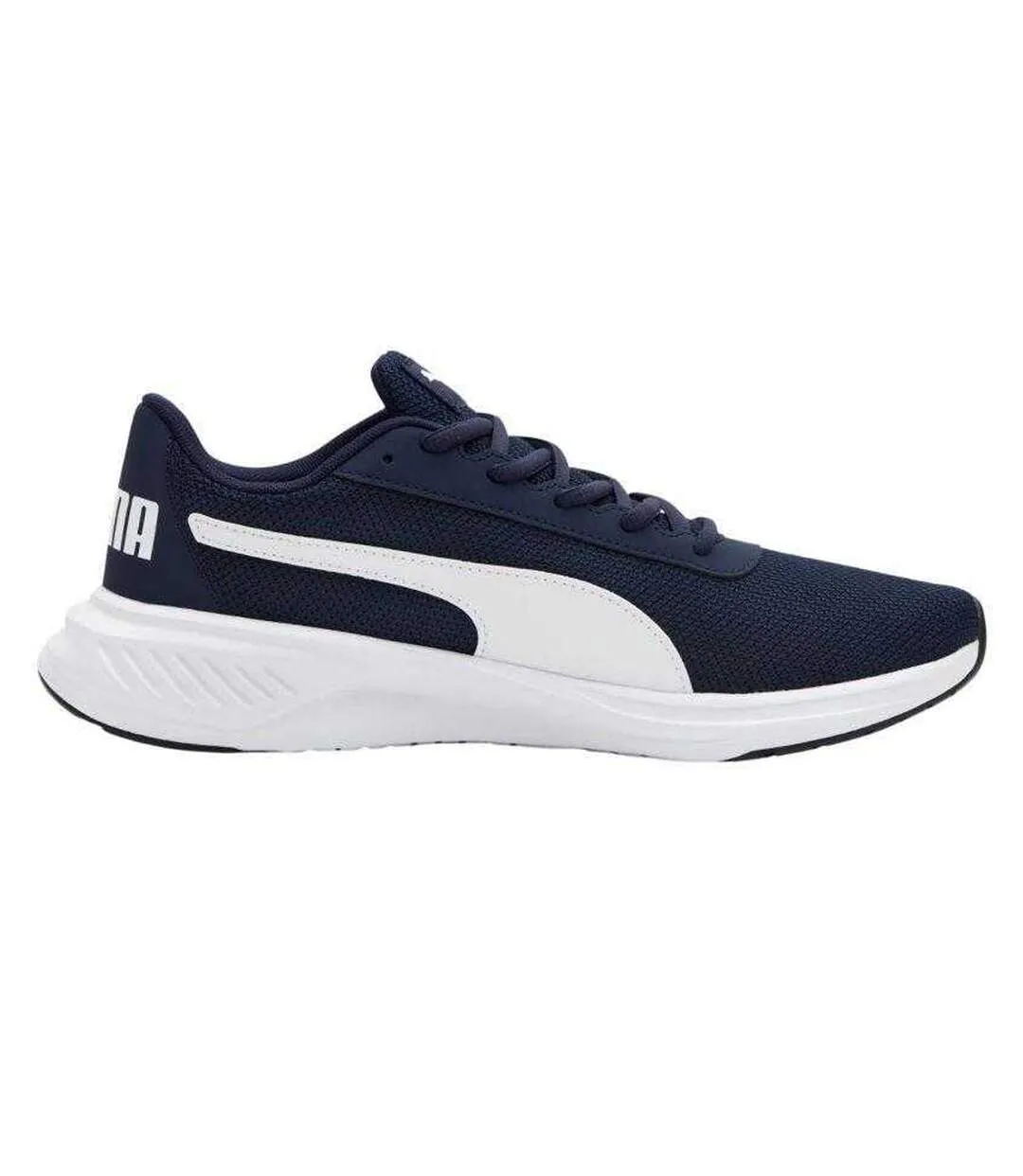 Baskets Night Runner V2 Homme Blanc Bleu Marine Puma-3