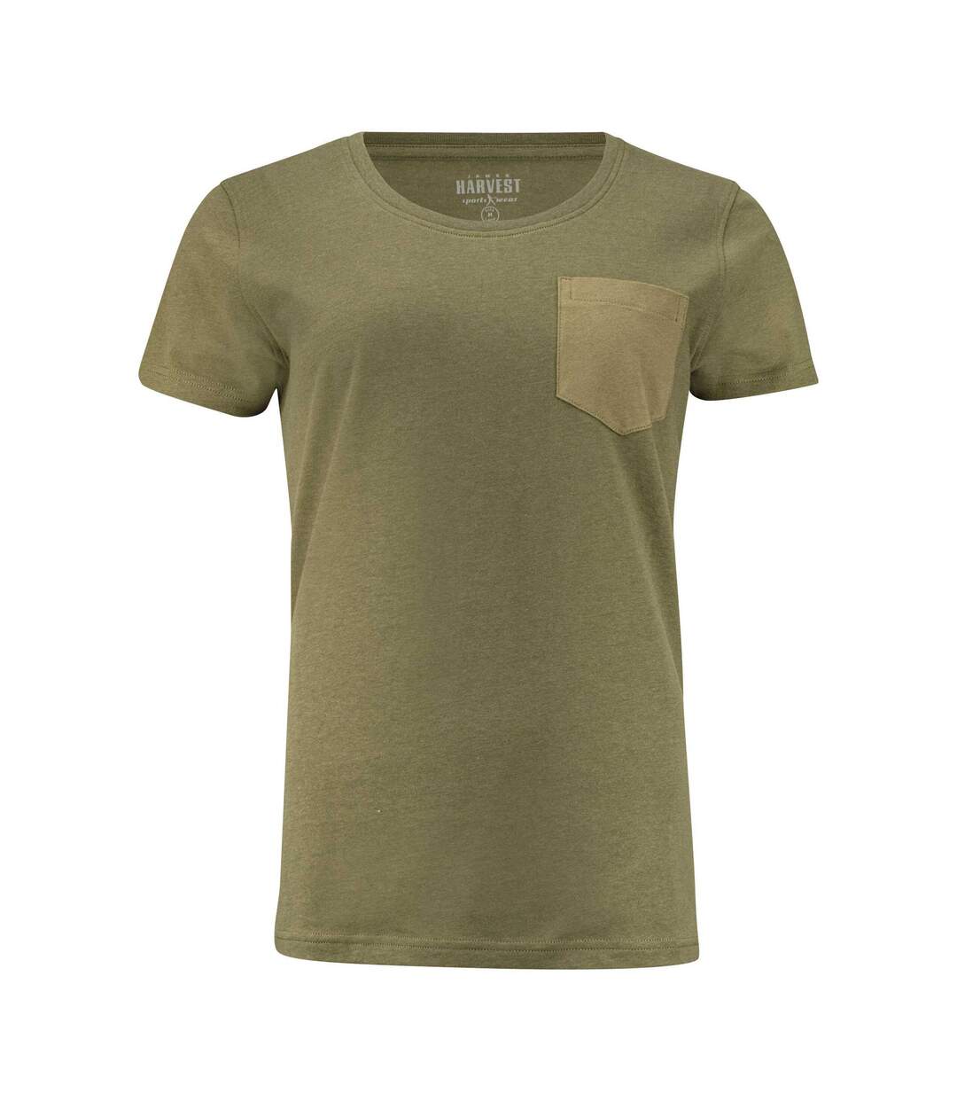Womens/ladies Walcott T-shirt Moss Green James Harvest-1