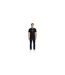 Mens Crew Neck Regular T-shirt Black Aquascutum-1