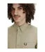 Chemise Manches Longues Homme Gris Fred Perry-4