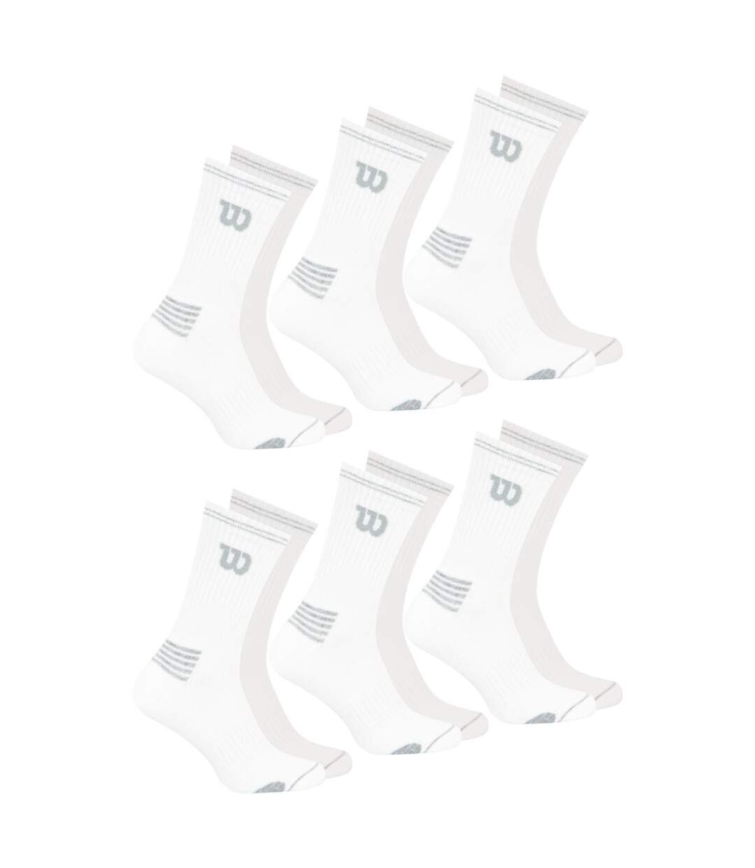 Lot de 6 paires de chaussettes mi-hautes homme Essentiel Wilson