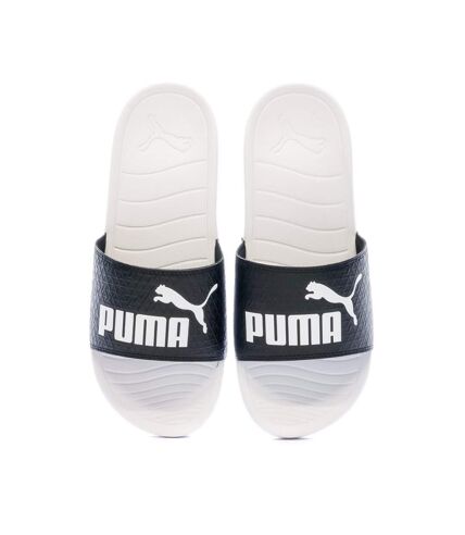 Claquettes Noir/Blanche Homme Puma Popcat 20 Power