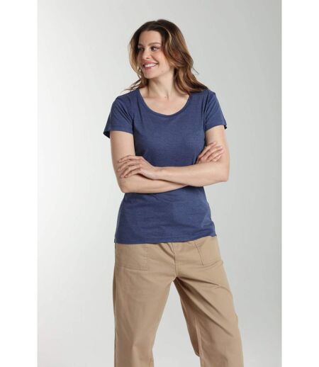 Tee shirt col rond manches courtes femme Marine Twilight  | Gerard Pasquier